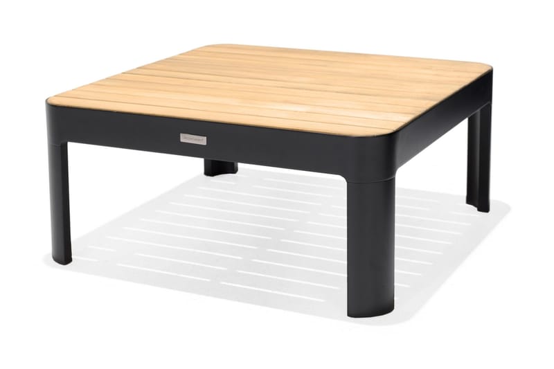 Portals Loungegrupp Utomhus 4-sits - Teak/Svart - Utemöbler - Utegrupp - Loungegrupp