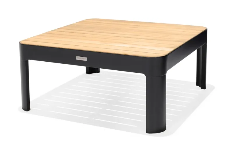 Portals Loungegrupp Utomhus 4-sits - Teak/Svart - Utemöbler - Utegrupp - Loungegrupp