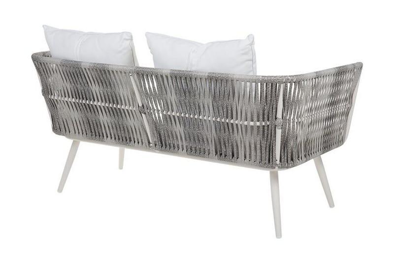 Ragusa Loungegrupp Utomhus 156 cm - Grå - Utemöbler - Utegrupp - Loungegrupp