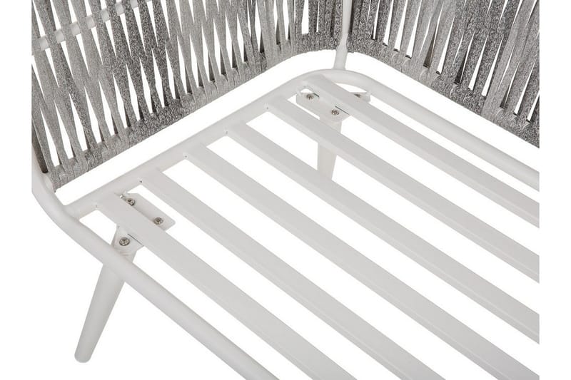 Ragusa Loungegrupp Utomhus 156 cm - Grå - Utemöbler - Utegrupp - Loungegrupp