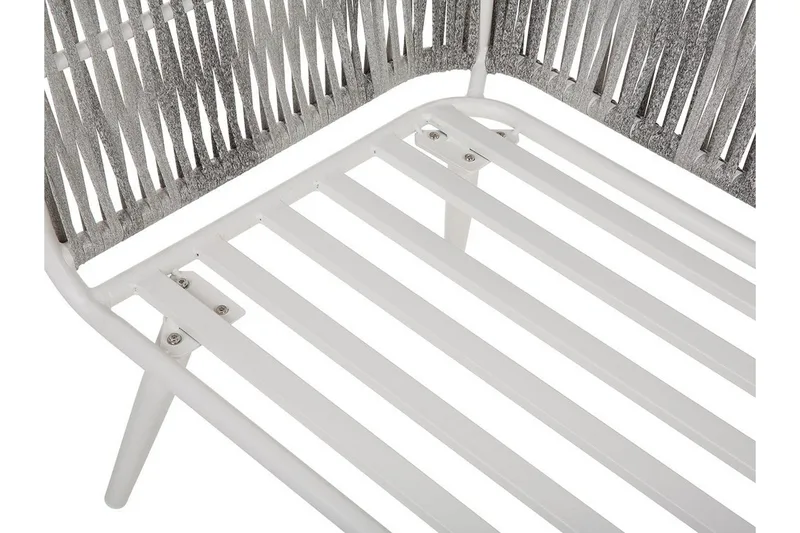 Ragusa Loungegrupp Utomhus 156 cm - Grå - Utemöbler - Utegrupp - Loungegrupp