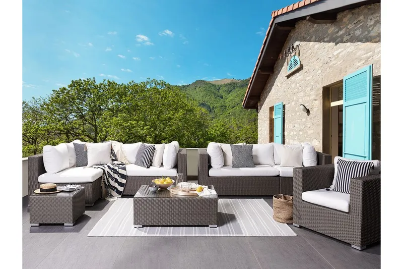 Reecer Loungegrupp Utomhus - Grå - Utemöbler - Utegrupp - Loungegrupp