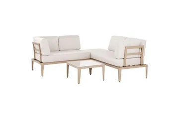 Loungegrupp Rima III Beige - Beige - Utemöbler - Utegrupp - Loungegrupp