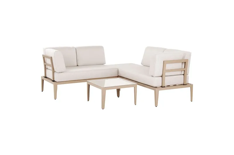 Loungegrupp Rima III Beige - Beige - Utemöbler - Utegrupp - Loungegrupp