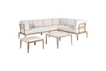 Loungegrupp Rima III Beige - Beige - Utemöbler - Utegrupp - Loungegrupp