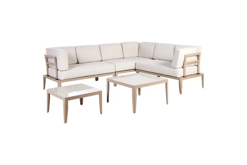 Loungegrupp Rima III Beige - Beige - Utemöbler - Utegrupp - Loungegrupp