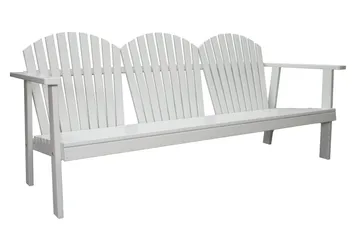 Rolston Loungeset - Vit - Utemöbler - Utegrupp - Loungegrupp
