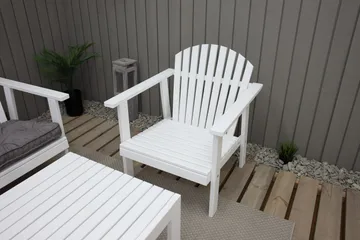 Rolston Loungeset - Vit - Utemöbler - Utegrupp - Loungegrupp