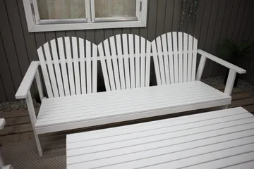 Rolston Loungeset - Vit - Utemöbler - Utegrupp - Loungegrupp
