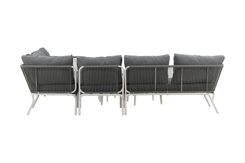 ROXO Hörnsoffa Utomhus Vit - Venture Home - Utemöbler - Utegrupp - Loungegrupp