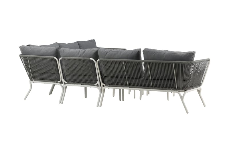 ROXO Hörnsoffa Utomhus Vit - Venture Home - Utemöbler - Utegrupp - Loungegrupp