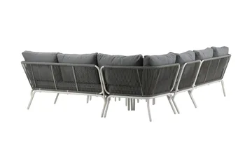 Roxo Hörnsoffa Vit - Venture Home - Utemöbler - Utegrupp - Loungegrupp