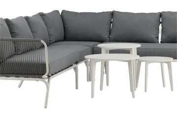 Roxo Hörnsoffa Vit - Venture Home - Utemöbler - Utegrupp - Loungegrupp
