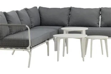 Roxo Hörnsoffa Vit - Venture Home - Utemöbler - Utegrupp - Loungegrupp