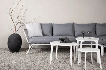 Roxo Hörnsoffa Vit - Venture Home - Utemöbler - Utegrupp - Loungegrupp