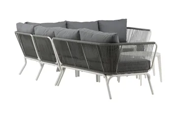 Roxo Hörnsoffa Vit - Venture Home - Utemöbler - Utegrupp - Loungegrupp