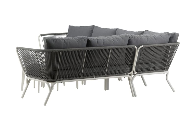 Roxo Hörnsoffa Vit - Venture Home - Utemöbler - Utegrupp - Loungegrupp
