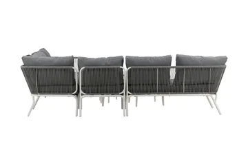 Roxo Hörnsoffa Vit - Venture Home - Utemöbler - Utegrupp - Loungegrupp