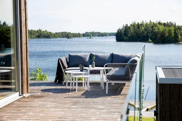 Roxo Hörnsoffa Vit - Venture Home - Utemöbler - Utegrupp - Loungegrupp