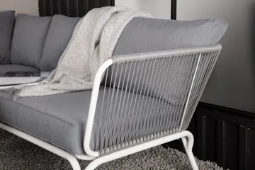 Roxo Hörnsoffa Vit - Venture Home - Utemöbler - Utegrupp - Loungegrupp