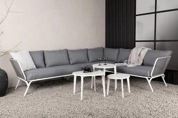Roxo Hörnsoffa Vit - Venture Home - Utemöbler - Utegrupp - Loungegrupp