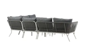 Roxo Hörnsoffa Vit - Venture Home - Utemöbler - Utegrupp - Loungegrupp