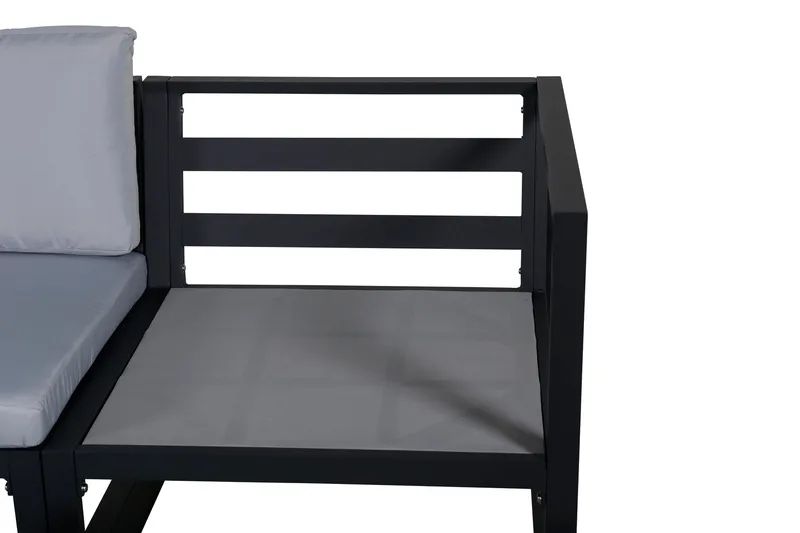 Salvador Loungegrupp Utomhus - Grå/Svart - Utemöbler - Utegrupp - Loungegrupp