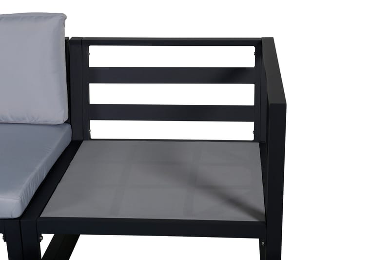 Salvador Loungegrupp Utomhus - Grå/Svart - Utemöbler - Utegrupp - Loungegrupp