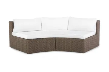 Severo Loungegrupp Utomhus Rund - Brun - Utemöbler - Utegrupp - Loungegrupp