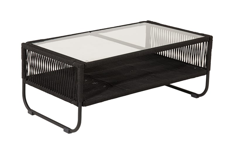 Utah Loungegrupp Utomhus 4-sits - Svart - Utemöbler - Utegrupp - Loungegrupp