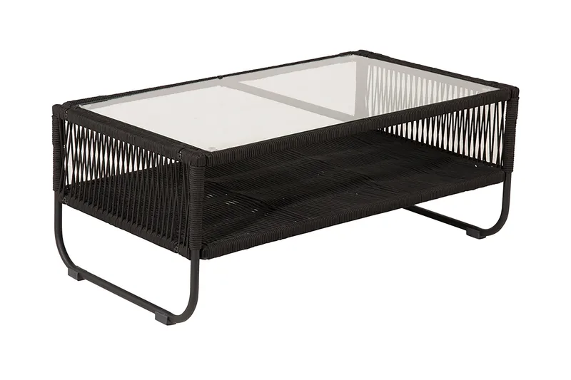 Utah Loungegrupp Utomhus 4-sits - Svart - Utemöbler - Utegrupp - Loungegrupp