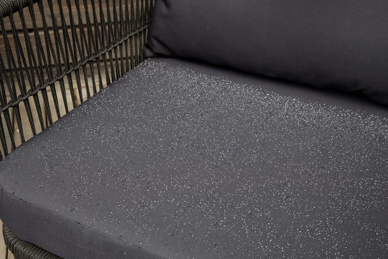 Utah Loungegrupp Utomhus 4-sits - Svart - Utemöbler - Utegrupp - Loungegrupp