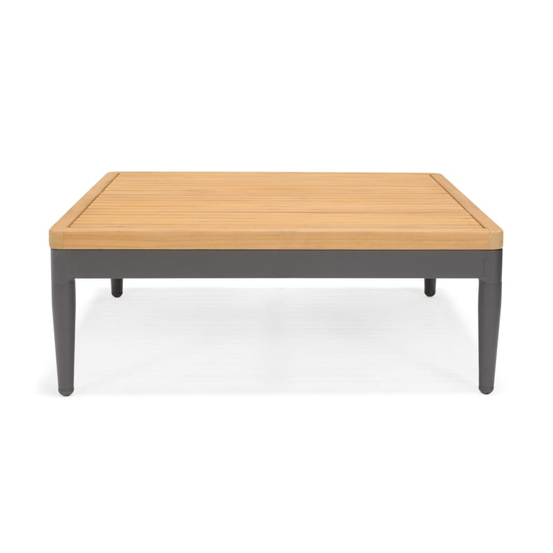 Loungegrupp Utomhus TOPAZ vänster/höger 4-sitssoffa + soffbord 73 cm - grå - Utemöbler - Utegrupp - Loungegrupp