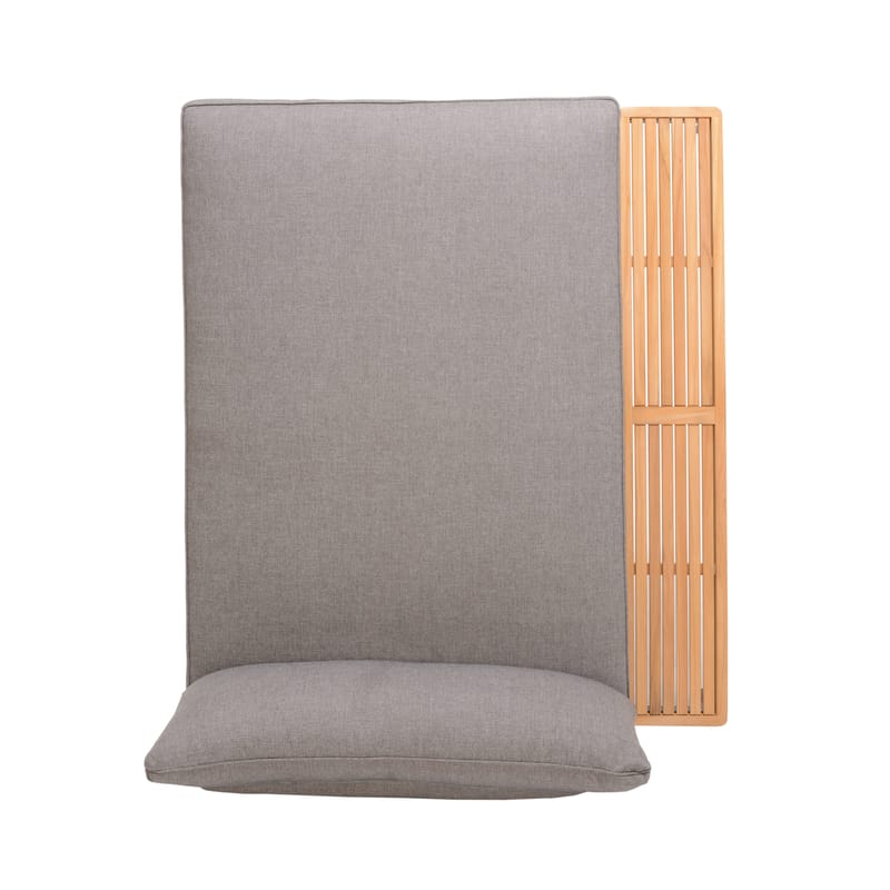 Utomhusset TOPAZ dagbädd + vänster/höger 2-sitssoffa + soffbord 73 cm - magnesiumgrå - Utemöbler - Utegrupp - Loungegrupp