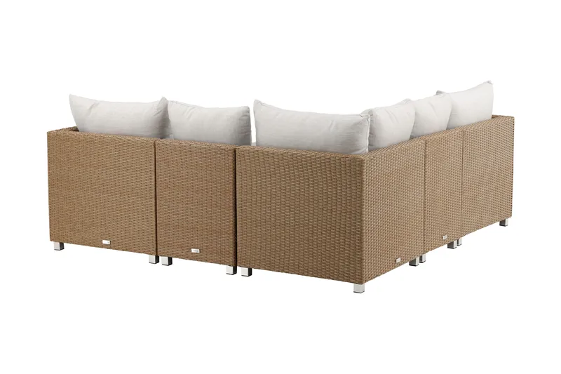 Vamos Loungegrupp Utomhus - Beige/Natur - Utemöbler - Utegrupp - Loungegrupp