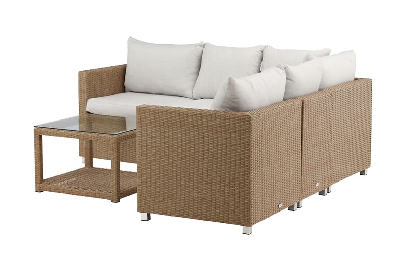Vamos Loungegrupp Utomhus - Beige/Natur - Utemöbler - Utegrupp - Loungegrupp