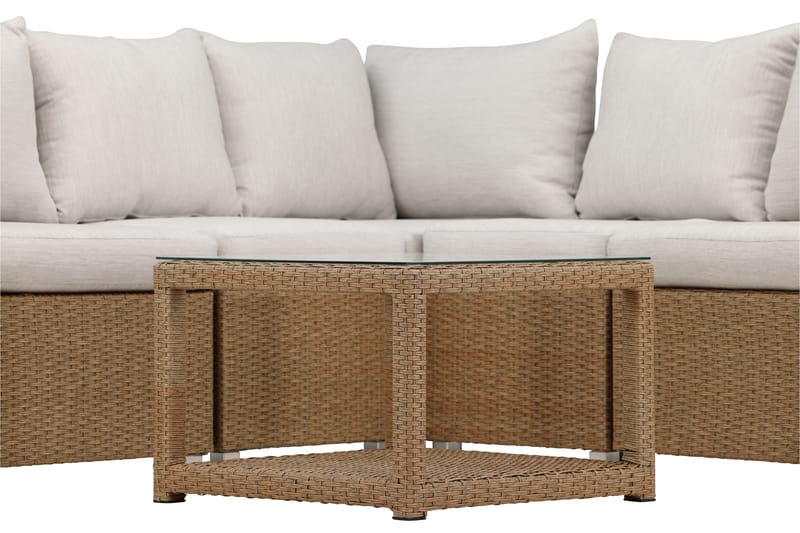 Vamos Loungegrupp Utomhus - Beige/Natur - Utemöbler - Utegrupp - Loungegrupp