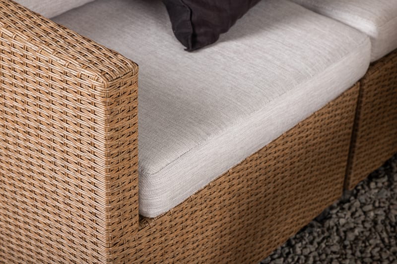 Vamos Loungegrupp Utomhus - Beige/Natur - Utemöbler - Utegrupp - Loungegrupp