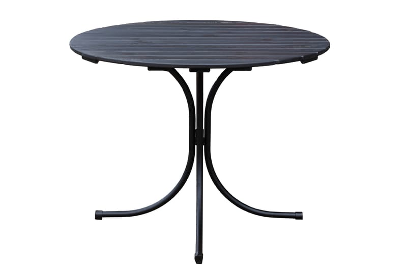 Vaxholm Matgrupp Utomhus Rund - Kaffesvart/Grå - Utemöbler - Utegrupp - Loungegrupp