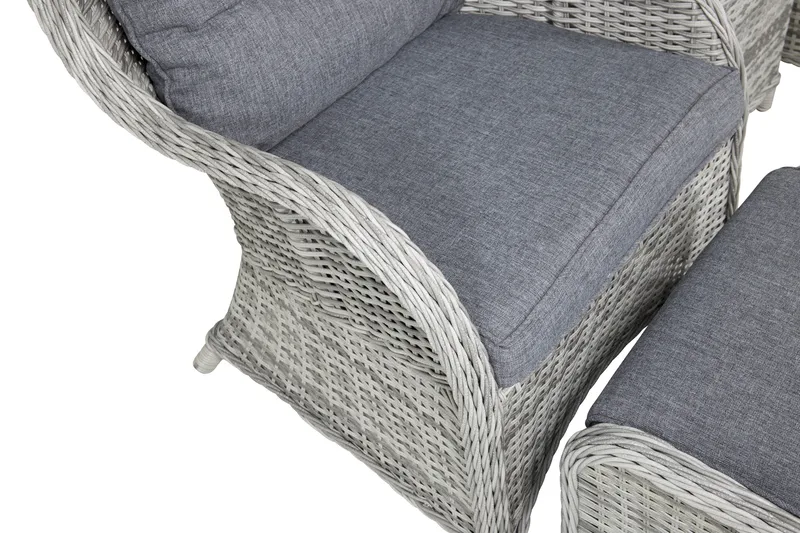 Vikelund Loungegrupp Utomhus - Grå - Utemöbler - Utegrupp - Loungegrupp