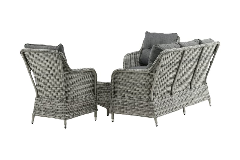Vikelund Loungegrupp Utomhus - Grå - Utemöbler - Utegrupp - Loungegrupp