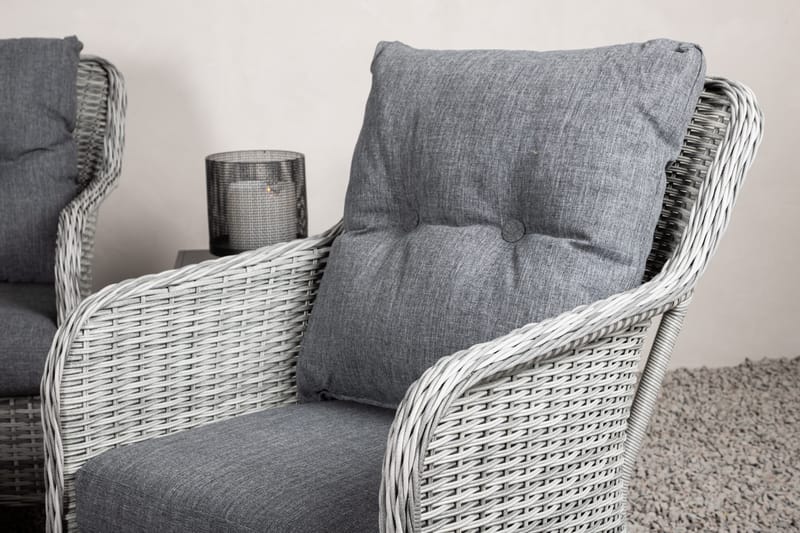 Vikelund Loungegrupp Utomhus - Grå - Utemöbler - Utegrupp - Loungegrupp