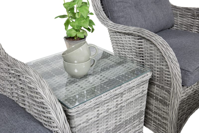 Vikelund Loungegrupp Utomhus - Grå - Utemöbler - Utegrupp - Loungegrupp