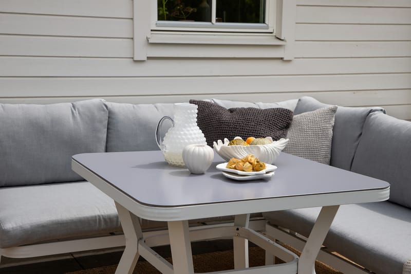 VIRYA HörnLoungegrupp Utomhus med Dynor Grå - Venture Home - Utemöbler - Utegrupp - Loungegrupp
