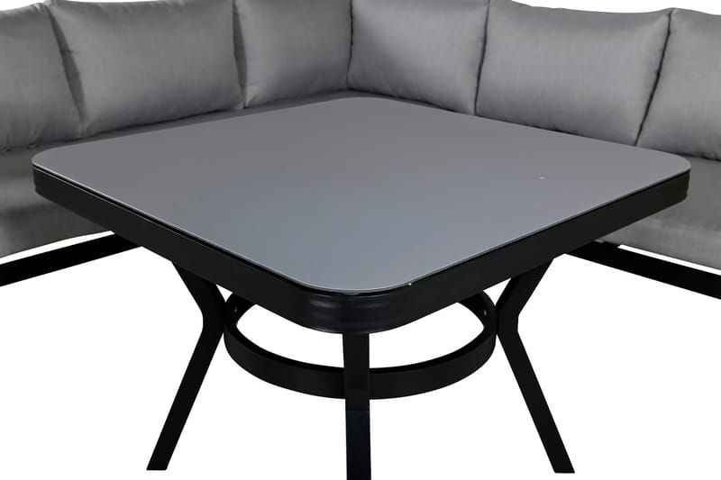 Virya HörnLoungegrupp Utomhus med Dynor - Svart - Utemöbler - Utegrupp - Loungegrupp