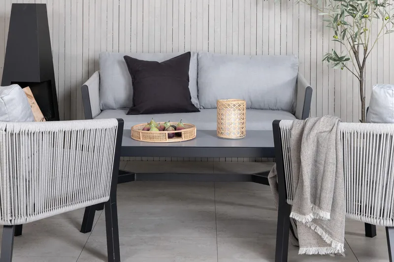 Virya Loungegrupp Utomhus 4-sits - Vit - Utemöbler - Utegrupp - Loungegrupp