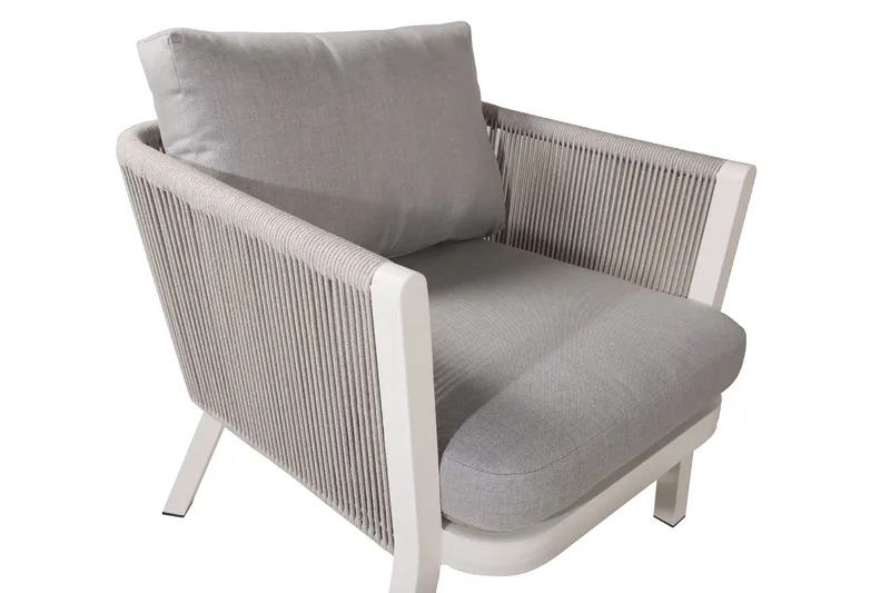 Virya Loungegrupp Utomhus 4-sits - Vit - Utemöbler - Utegrupp - Loungegrupp