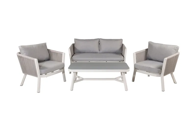 Virya Loungegrupp Utomhus 4-sits, Vit
