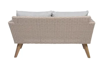 Vittoria Loungegrupp Utomhus 91 cm - Brun - Utemöbler - Utegrupp - Loungegrupp