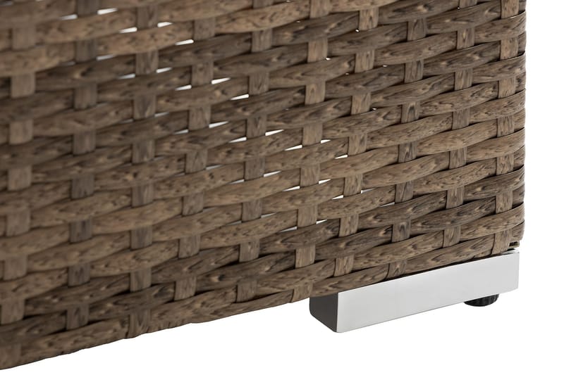 Wisconsin Premium Loungegrupp Utomhus 5-sits Glas/Konstrotting/Sand - Utemöbler - Utegrupp - Loungegrupp